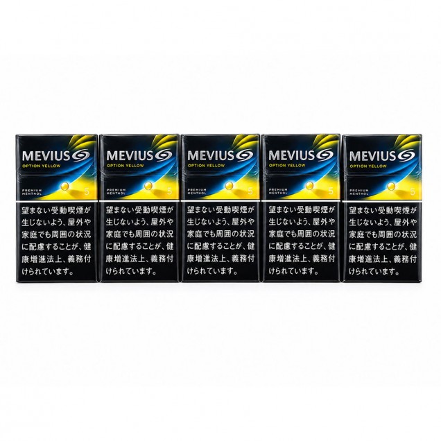 Mevius Option Yellow 5 Premium Menthol Australia