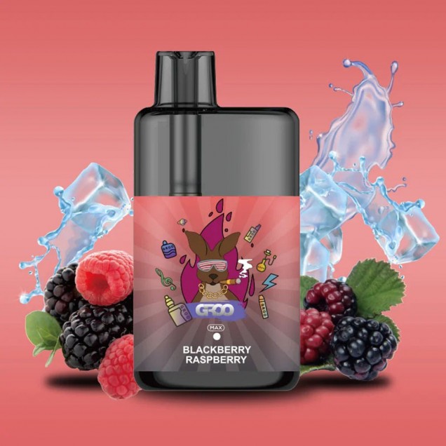 GROO Max 10000 Puffs Vape - Blackberry Raspberry Ice Australia
