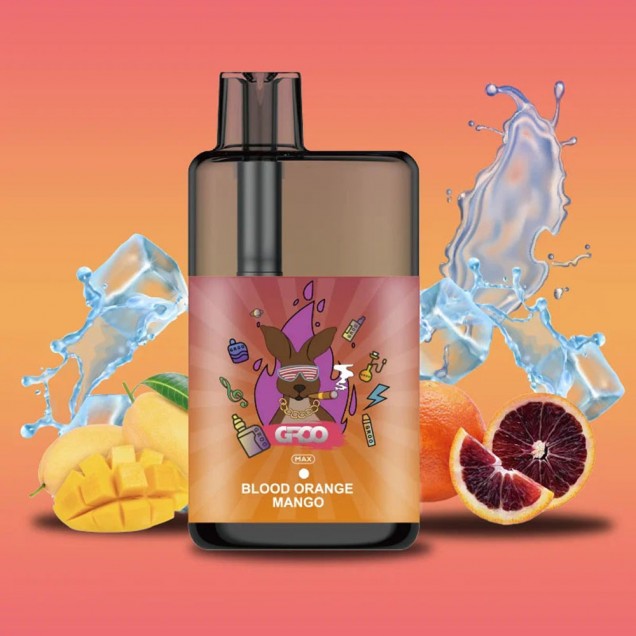 GROO Max 10000 Puffs Vape - Blood Orange Mango Ice Australia