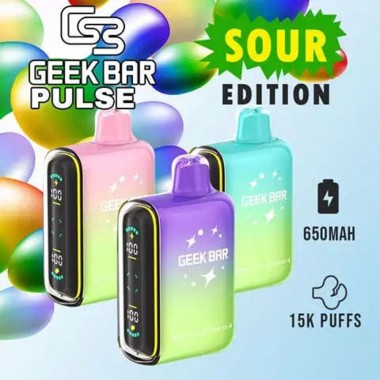 Geek Bar Pulse Sour Edition 15000 Puffs Vape Australia