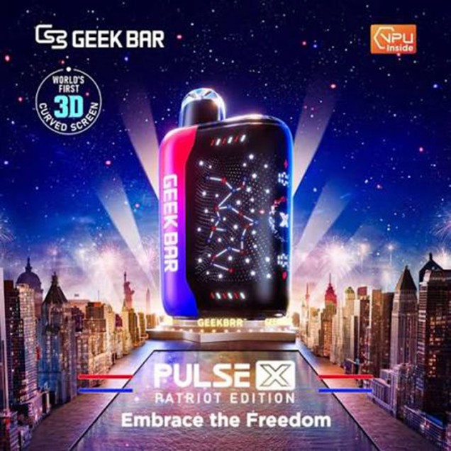 Geek Bar Pulse X Patriot Edition 25000 Puffs Vape Australia