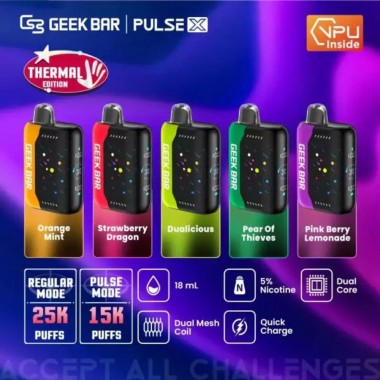 Geek Bar Pulse X Thermal Edition 25000 Puffs Vape Australia