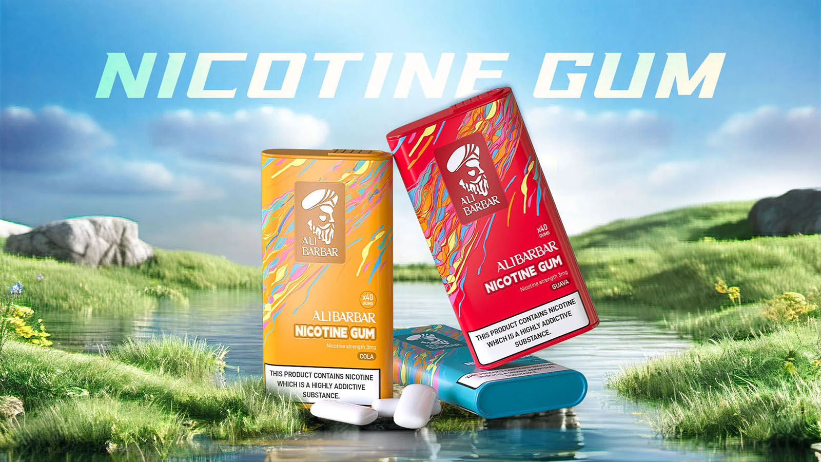 Alibarbar Nicotine Gum