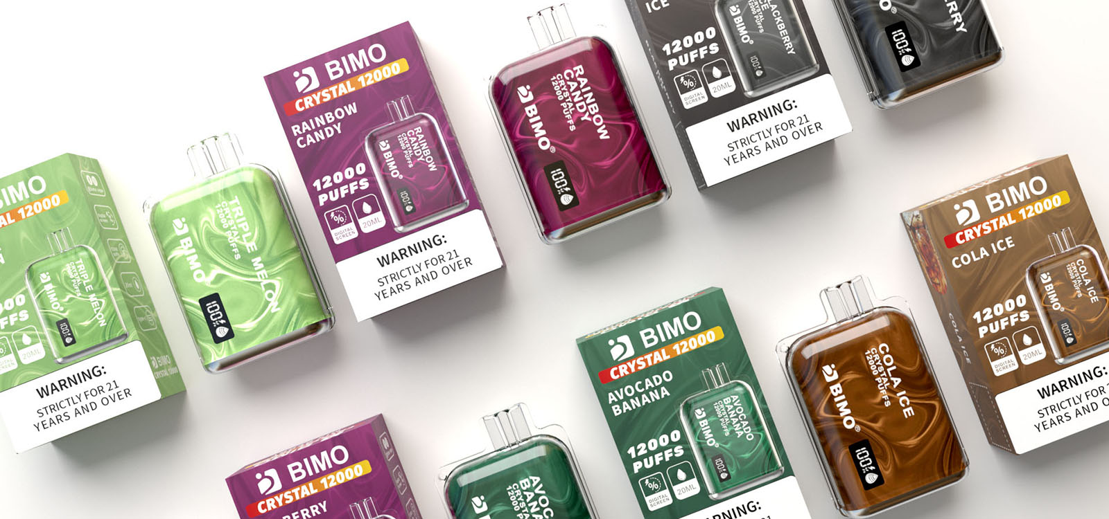 Bimo Crystal 12000 Puffs Vape - Passion Fruit Kiwi Guava Bimo Crystal 12000 Puffs Vape - Passion Fruit Kiwi Guava