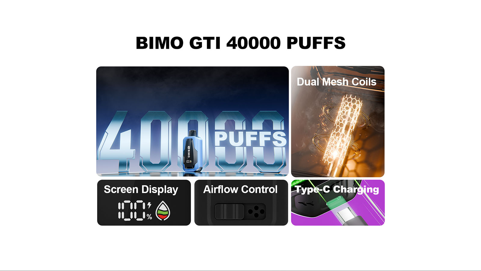 Bimo GTI 40000 Puffs Vape Bimo GTI 40000 Puffs Vape