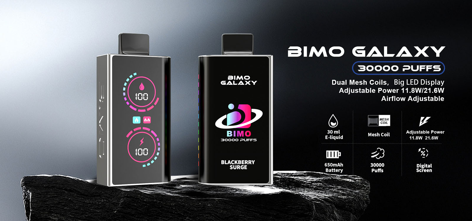 Bimo Galaxy 30000 Puffs Vape - Mango Shake Bimo Galaxy 30000 Puffs Vape - Mango Shake