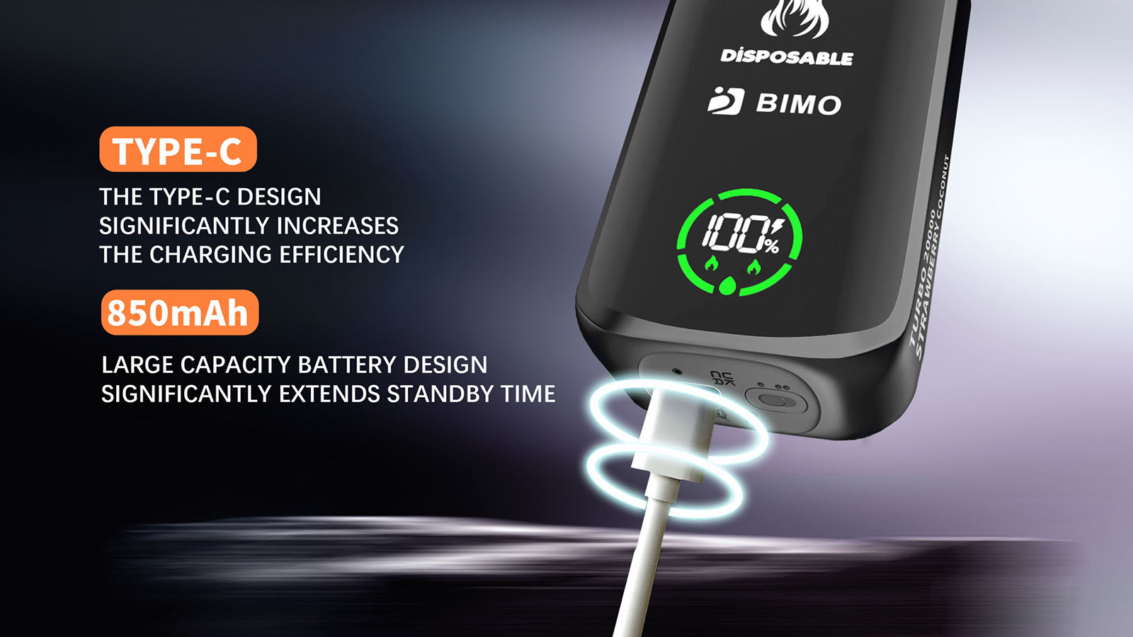 Bimo Turbo 20000 Puffs Vape - Gummy Bear